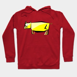 Yellow pig Hoodie